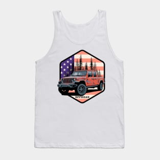 Jeep Gladiator (JT) - US Flag - Offroad Tank Top